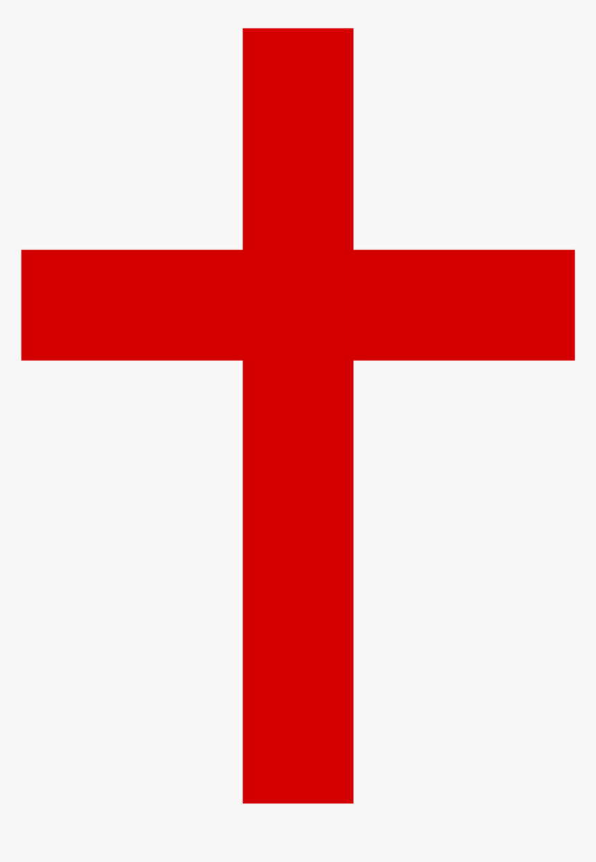 Red Christian Cross Png, Transparent Png, Free Download