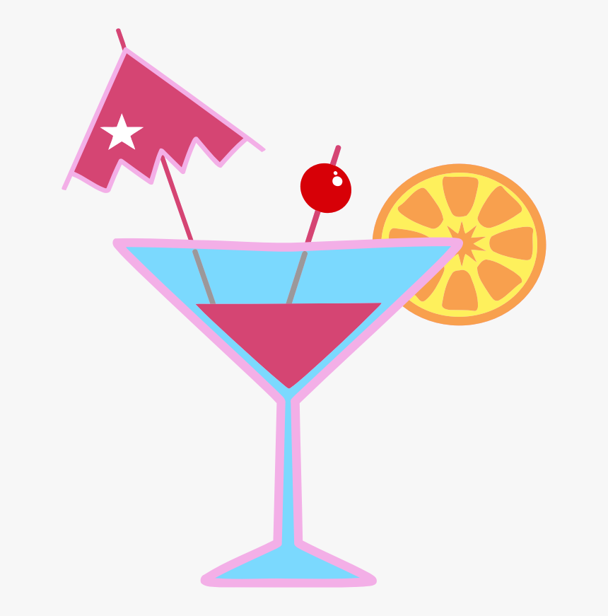 Transparent Mixed Drinks Png - Cocktail Glass Clipart, Png Download, Free Download