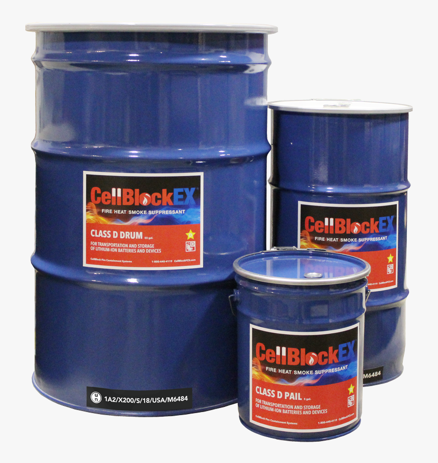 Cellblock Dot Approved Drums For The Transportation - Plastic, HD Png Download, Free Download