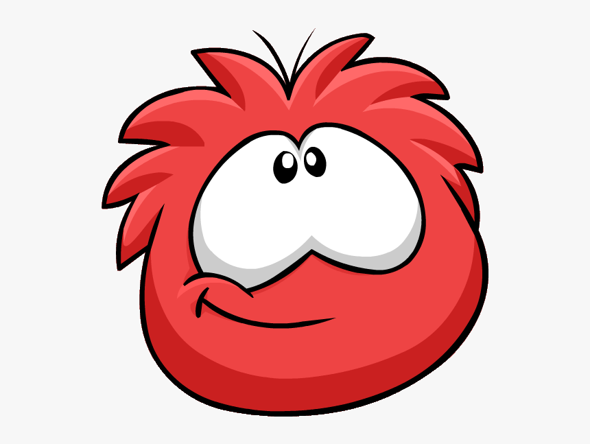 Red Puffle Club Penguin, HD Png Download - kindpng