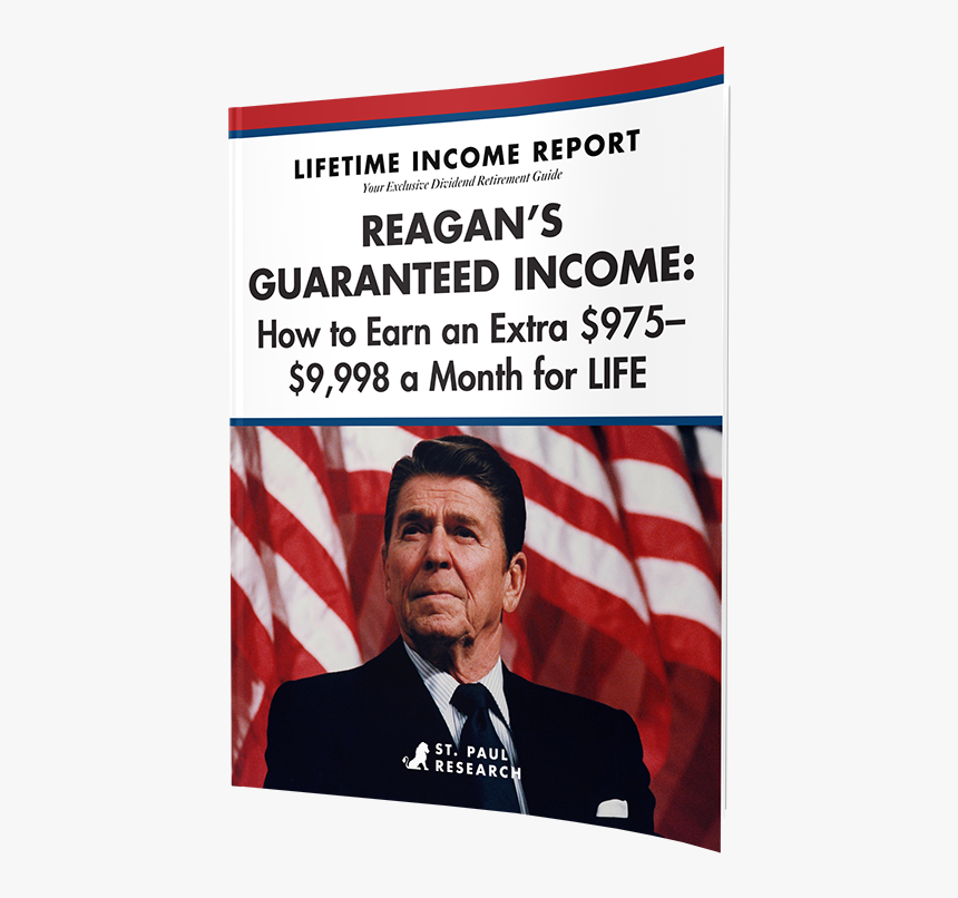 Ronald Reagan In Front Of American Flag, HD Png Download, Free Download