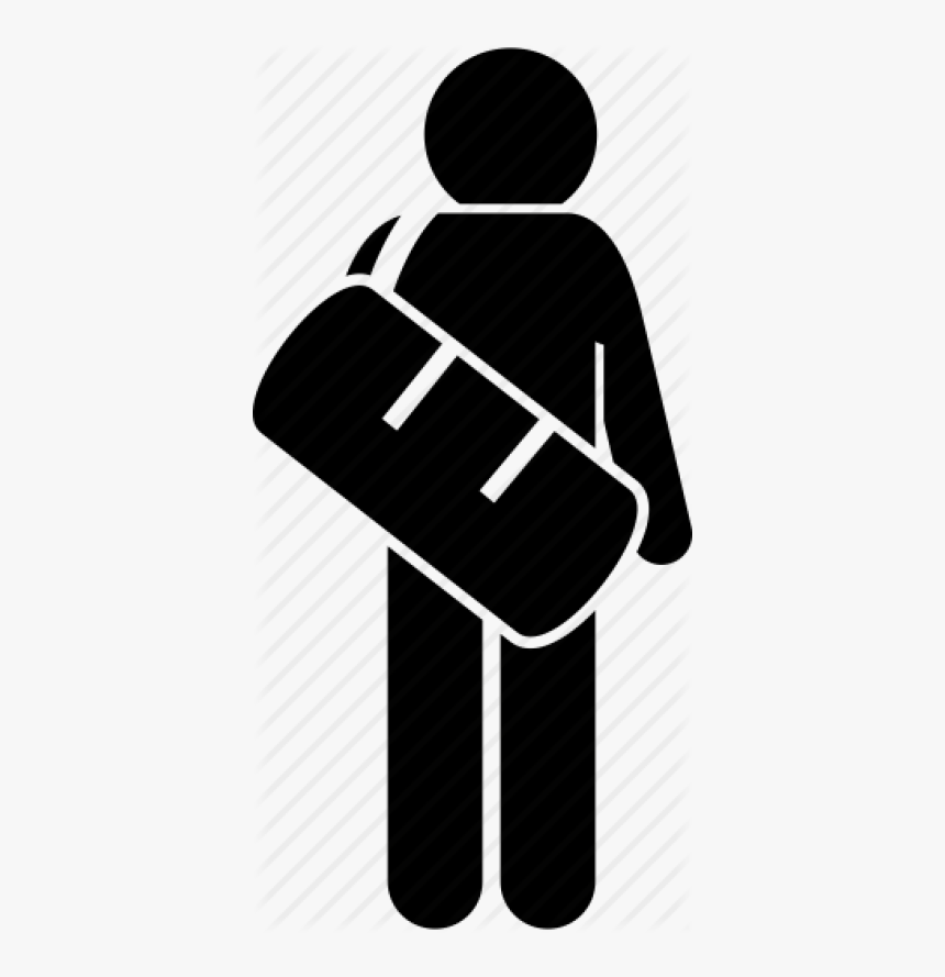 Bag, Barrel, Carrying, Man Icon"
										 Title="bag, - Man In Bus Icon, HD Png Download, Free Download