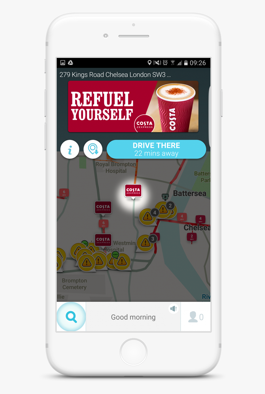 Waze Zero Speed Takeover Ad, HD Png Download, Free Download