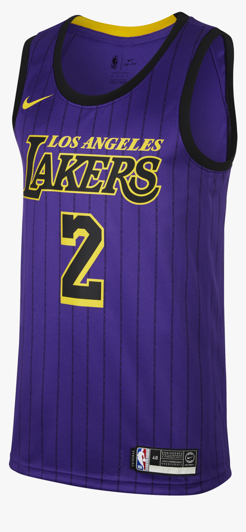 Nike Nba Los Angeles Lakers Lonzo Ball Swingman Jersey - Los Angeles Lakers, HD Png Download, Free Download