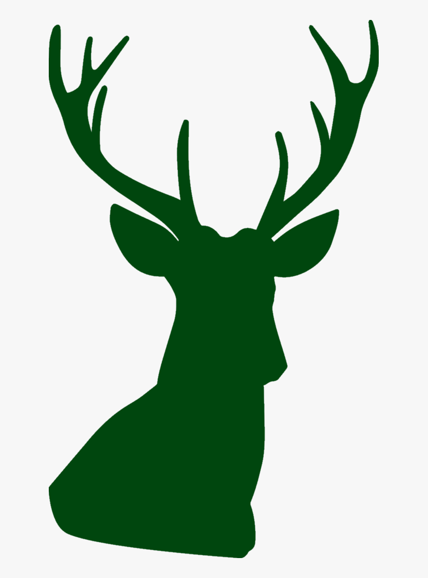 Christmas Santa Deer Vector Png Clipart , Png Download - Clipart Of Deer Silhouette, Transparent Png, Free Download