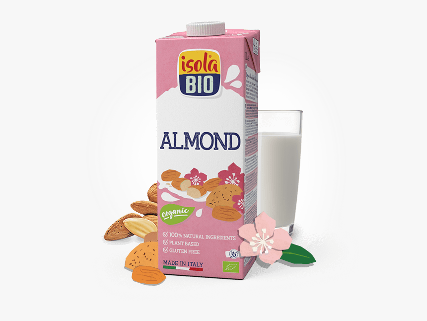 Almond Drink - Isola Bio Rice Milk, HD Png Download, Free Download