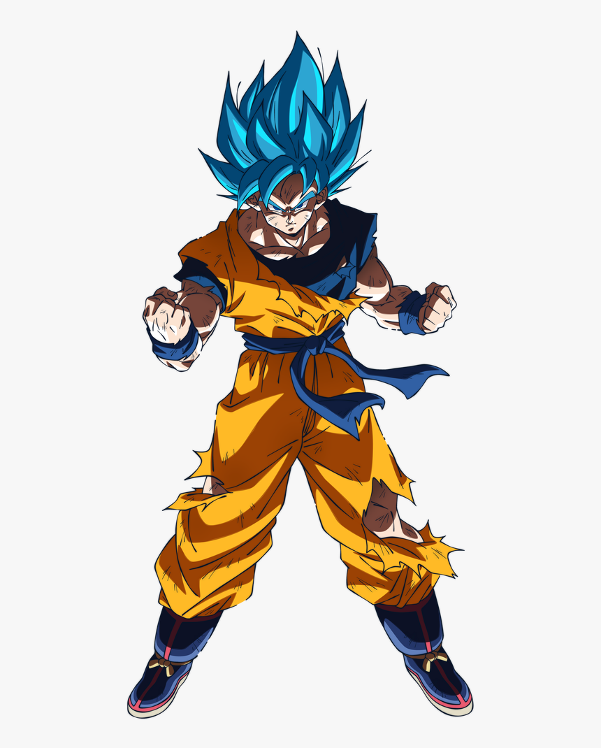 Goku Ssb Dbs Broly, HD Png Download - Kindpng