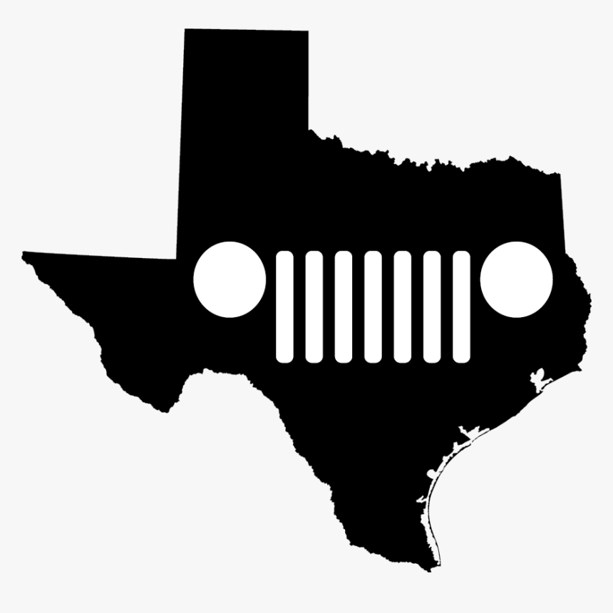 Jeep Clipart Grille - Texas Political Map 2017, HD Png Download, Free Download