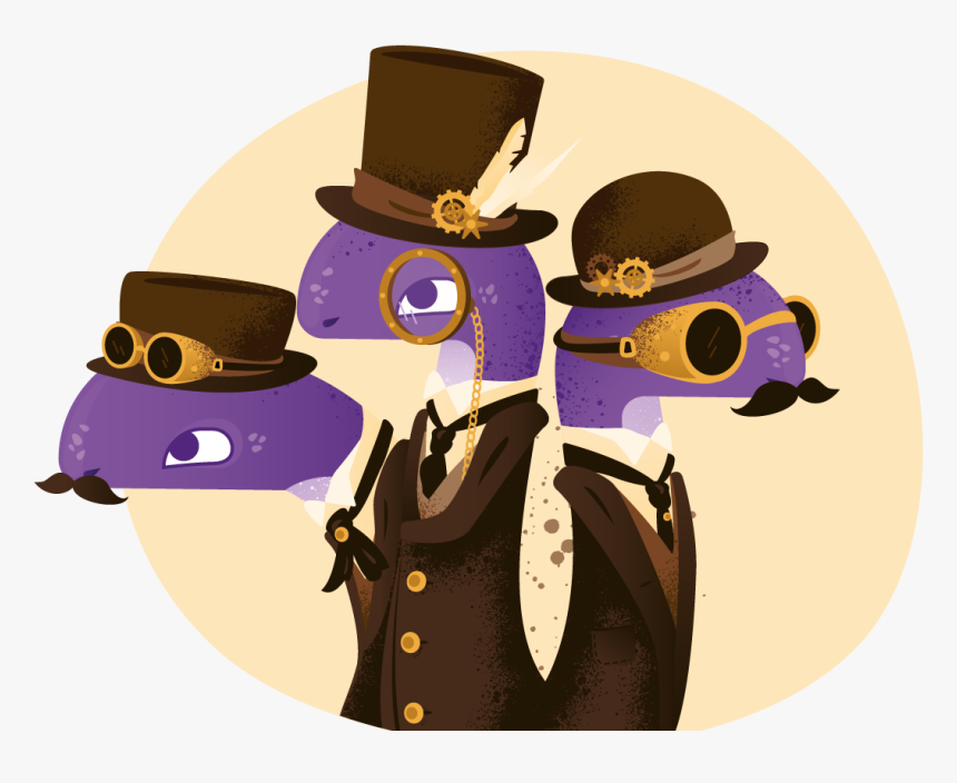 Ziggy Steampunk Akeneo Hydra Steampunk Ziggy Illustration - Cartoon, HD Png Download, Free Download