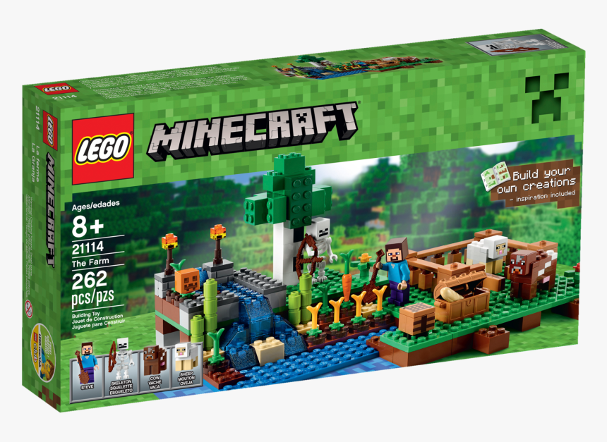 Lego® Minecraft™ The Farm - Minecraft Lego, HD Png Download, Free Download
