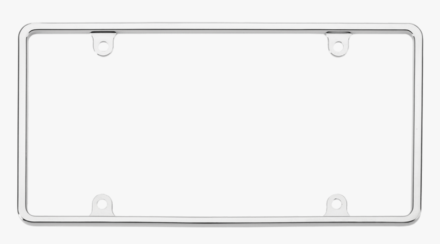 Chrome License Plate Frame-slim - Table, HD Png Download, Free Download