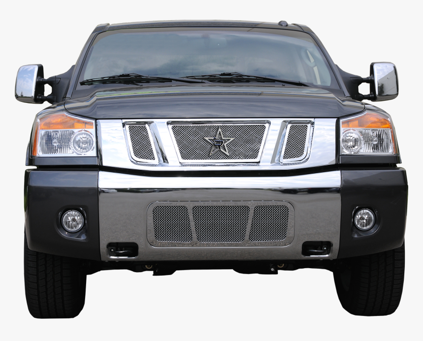 Rbp 154781 Smooth Frame Chrome Grille - Nissan Navara, HD Png Download, Free Download