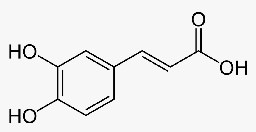 Caffeine Molecule Png , Png Download - Caffeic Acid, Transparent Png, Free Download