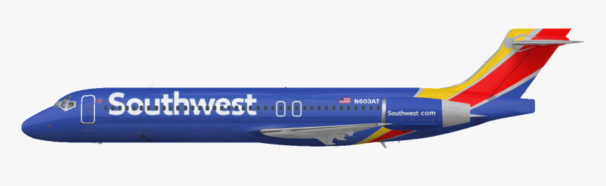 Southwest Airlines Boeing 717 200 - Boeing 717 Transparent, HD Png ...