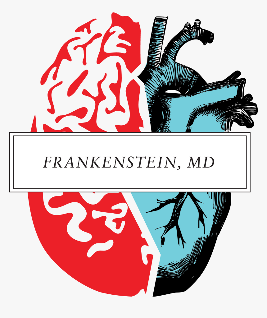 Frankenstein Logo Final 061914 Outline - Mind And Heart Together, HD Png Download, Free Download