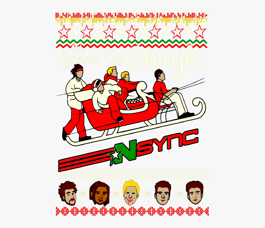 Nsync Gonna Be Sleigh - Cartoon, HD Png Download, Free Download