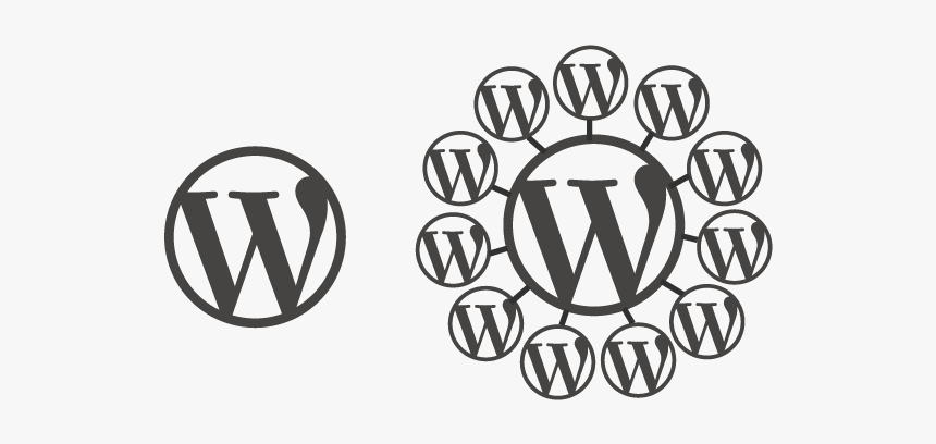 Wordpress Multisite Graphic - Wordpress, HD Png Download, Free Download