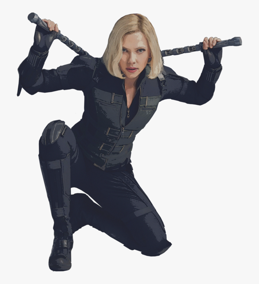 Natasha Romanoff Transparent Image - Black Widow Mcu Infinity War, HD Png Download, Free Download