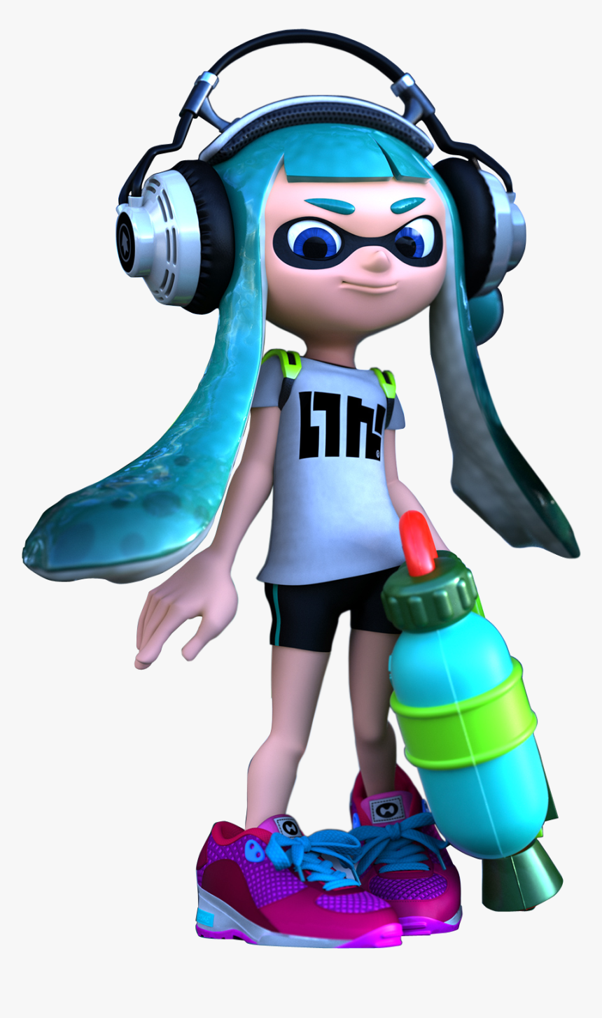 Splatoon Light Blue Inkling, HD Png Download, Free Download