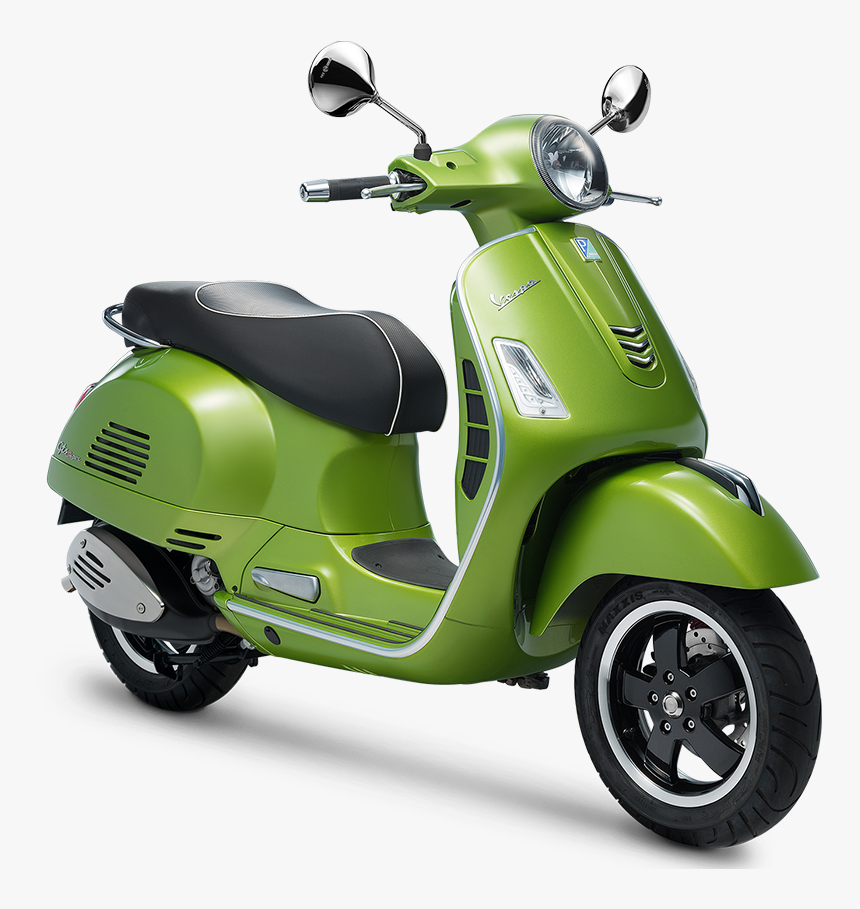 Vespa Gts 300 Green-metallic - Vespa Gts, HD Png Download, Free Download