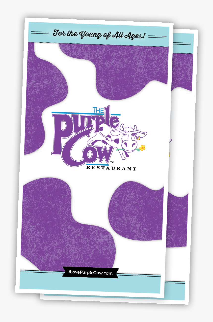 Menu Graphic Rev2 - Purple Cow Restaurant, HD Png Download, Free Download