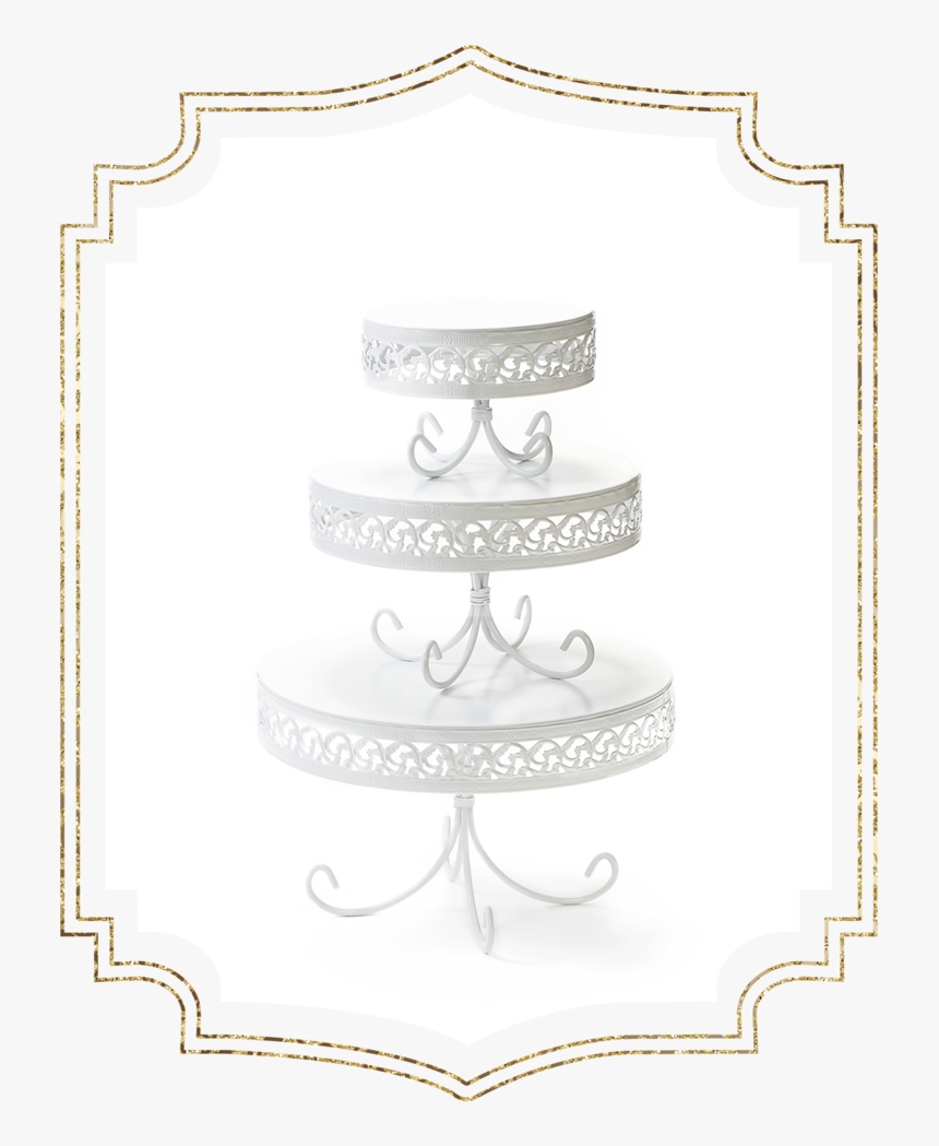 Shop-preview White Loppy Band Cake Plate - Paper, HD Png Download, Free Download