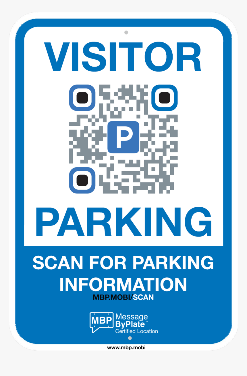 Parking Sign Qr Code, HD Png Download, Free Download