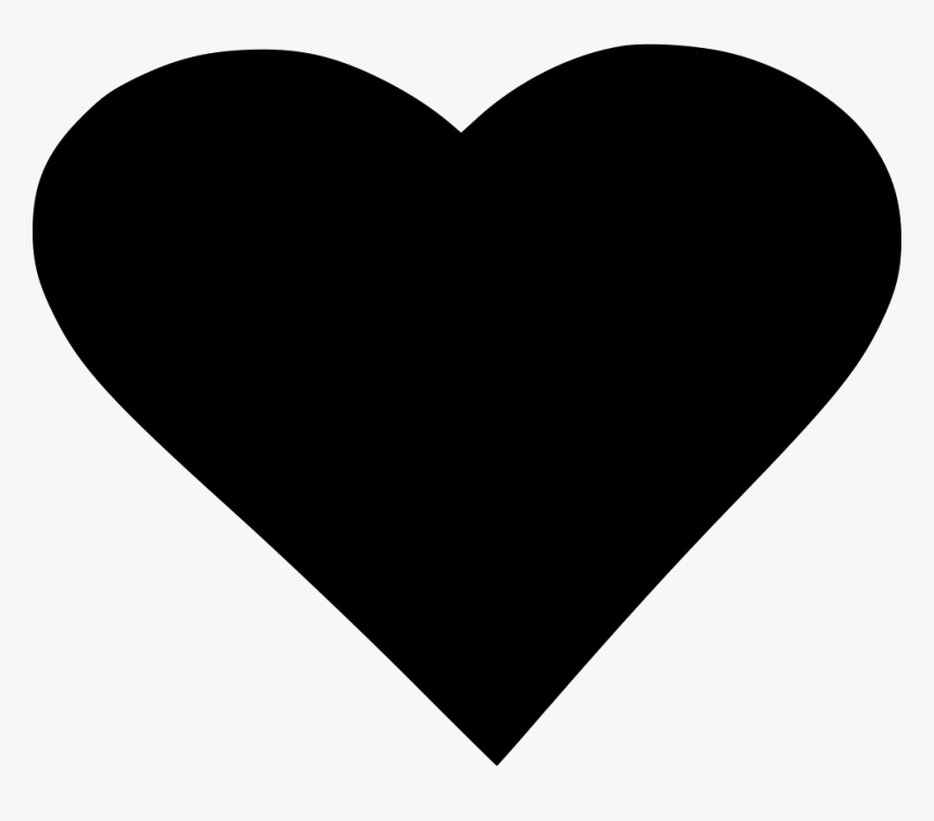 Aces - Black Heart Silhouette Png, Transparent Png, Free Download