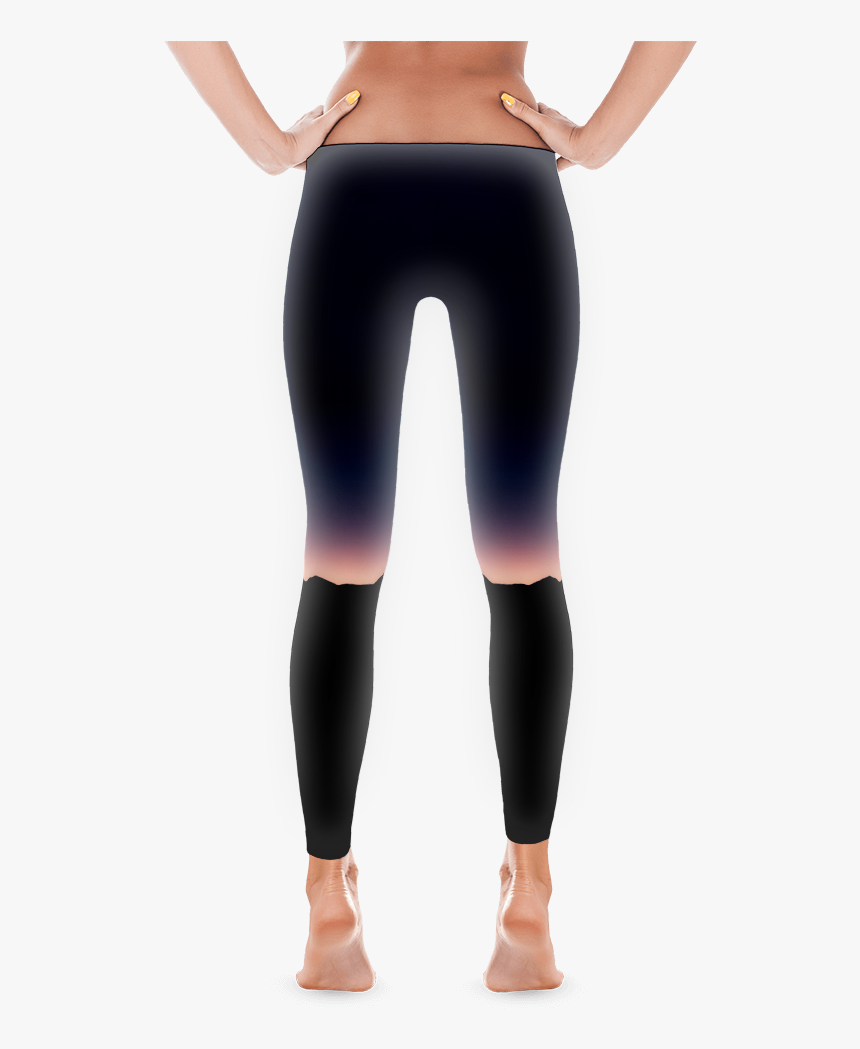 Pink Mountain Sunset Leggings - Leggings, HD Png Download, Free Download