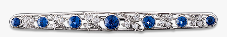 Antique Montana Sapphire And Diamond Bar Pin - Engagement Ring, HD Png Download, Free Download