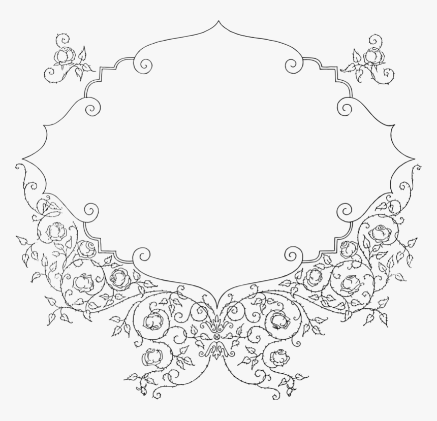 Line Art,leaf,ornament - Line Art, HD Png Download, Free Download