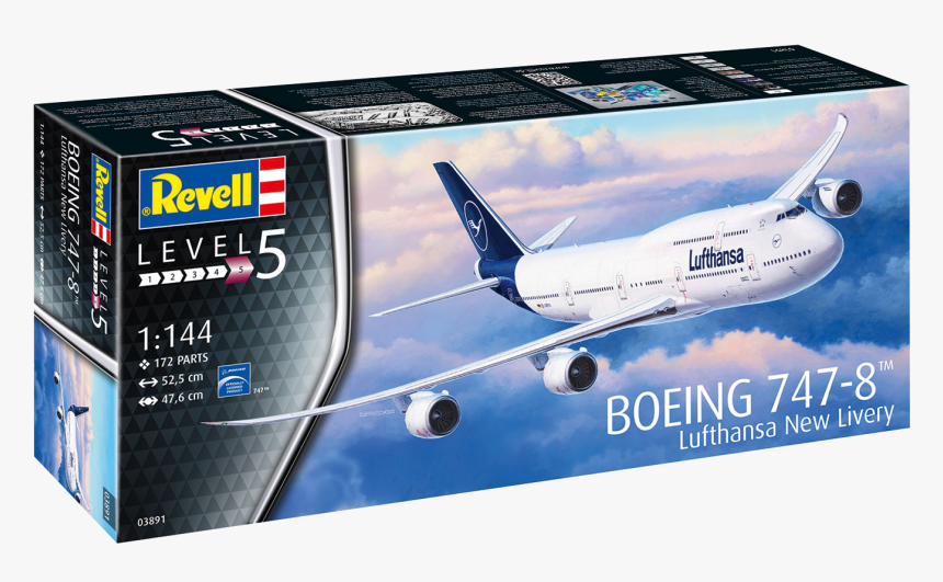 Lufthansa 747 8 Revell, HD Png Download, Free Download