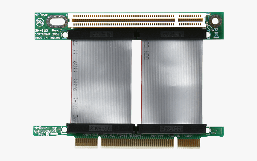 Dd 611 C5, Pci To Pci W/ 5cm Ribbon Cable - Electronic Component, HD Png Download, Free Download