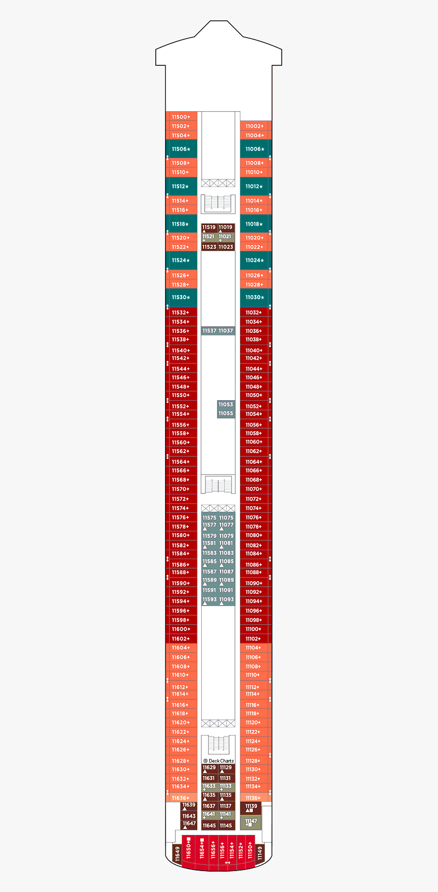 Norwegian Dawn Deck Plan 8, HD Png Download, Free Download