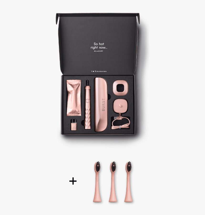 Rose Gold Burst Toothbrush, HD Png Download, Free Download