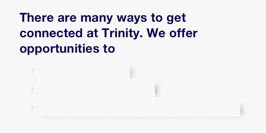 There Are Many Ways To Get Connected At Trinity - Sexist Jokes, HD Png Download, Free Download