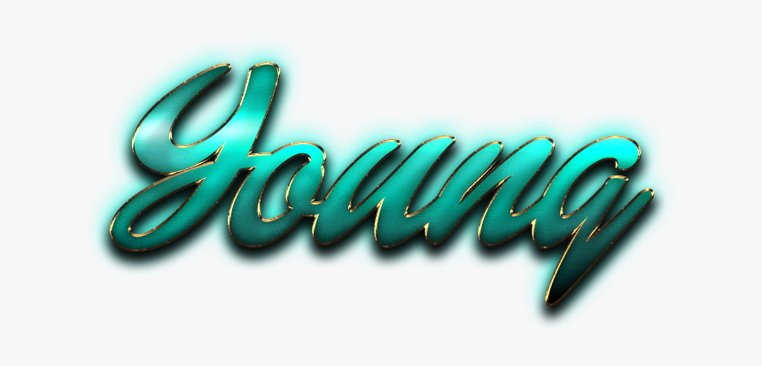 Young Name Logo Png - Graphic Design, Transparent Png, Free Download