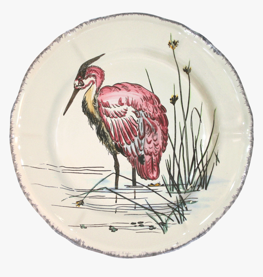 Gien Grands Oiseaux Dinner Plate - Ciconiiformes, HD Png Download, Free Download