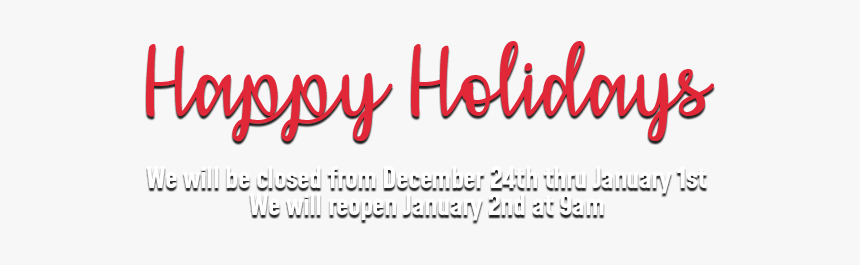 Coastalrv Holidayhours Banner 110119 - Calligraphy, HD Png Download, Free Download