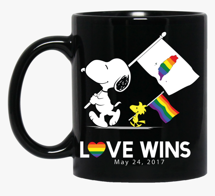 Love Wins In Taiwan Black Coffee Mugs - Lgbt Necklace, HD Png Download, Free Download