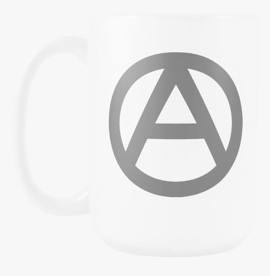 15 Oz Anarchy Logo Coffee Mug - Mug, HD Png Download, Free Download