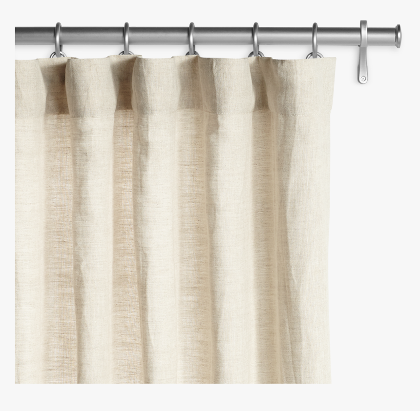 Belgian Flax Linen Drapery Natural Custom Curtains - Shower Curtain Translucent Curtains Png, Transparent Png, Free Download