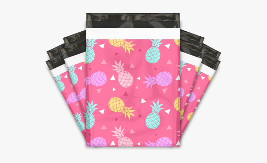 Pink Pineapple Designer Poly Mailers Shipping Envelopes - Printed Poly Mailers, HD Png Download, Free Download