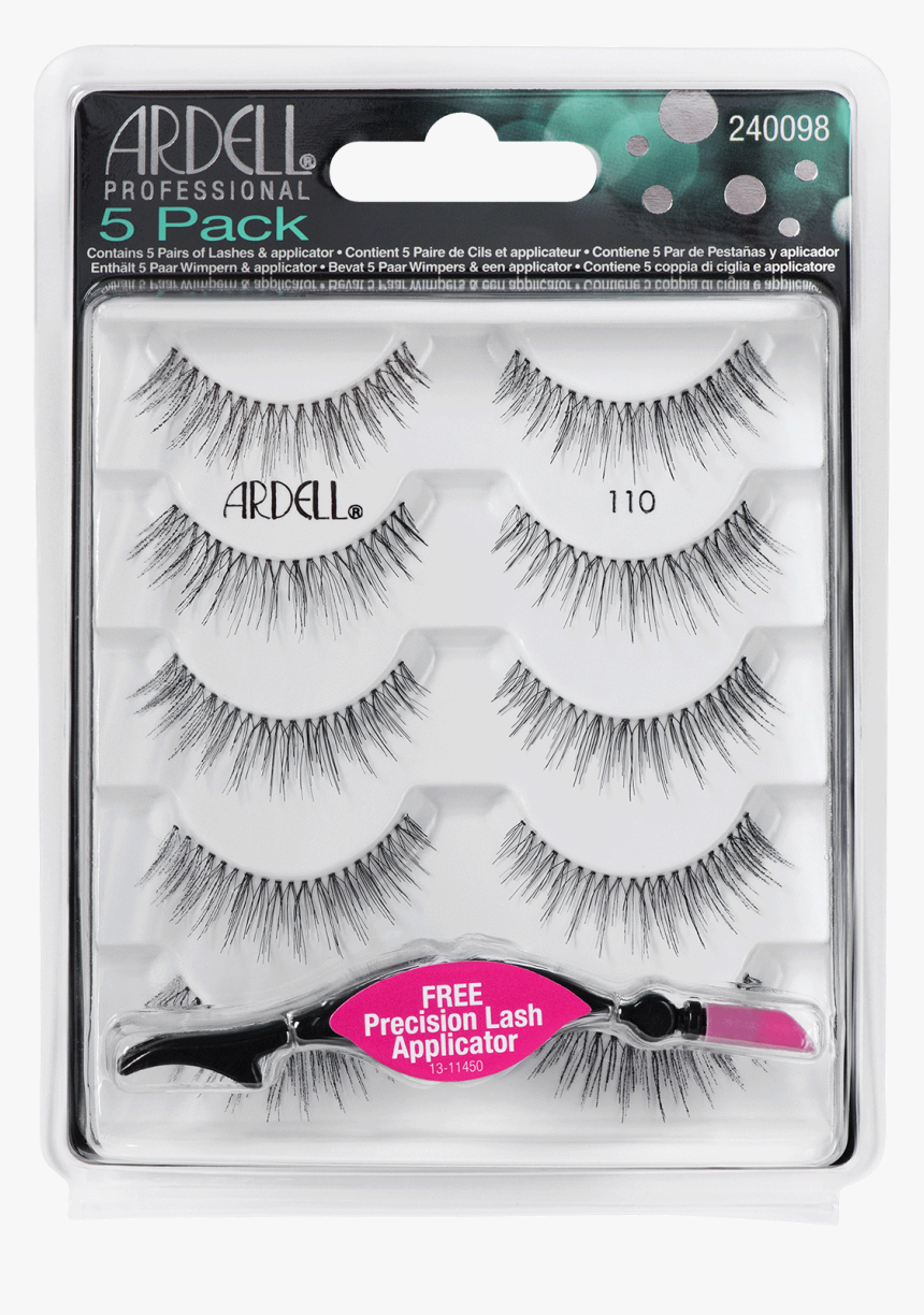 Natural Black Lashes - Ardell Lashes 5 Pack, HD Png Download, Free Download