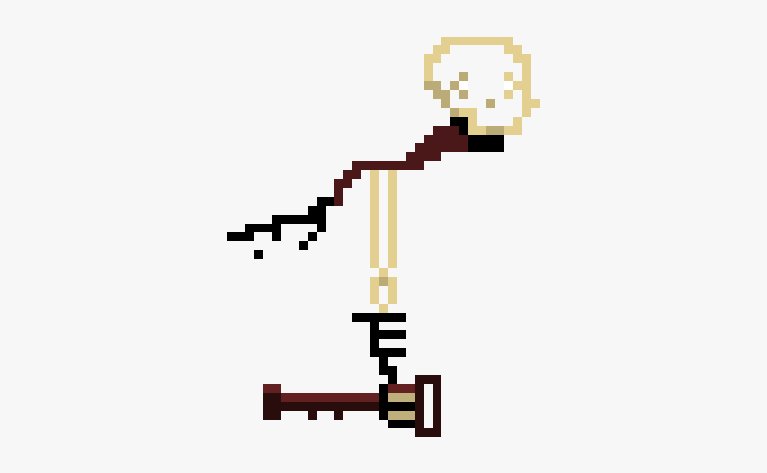 Skeleton Warrior Pixel, HD Png Download, Free Download