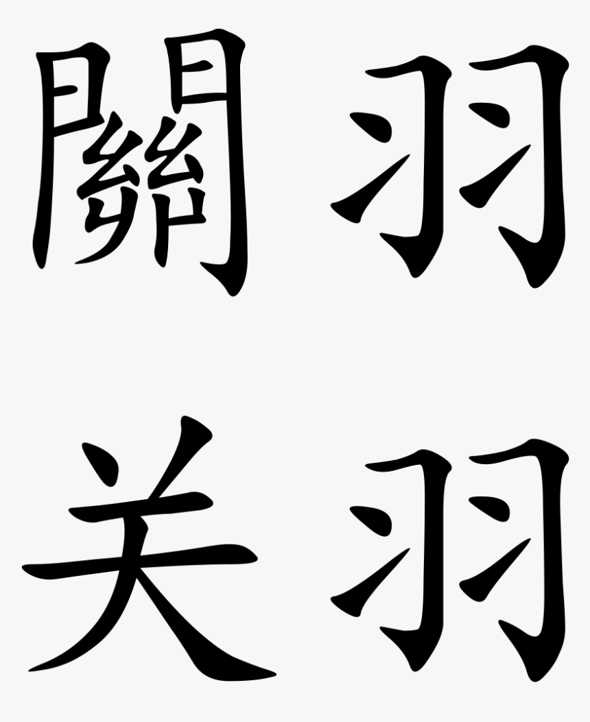 Guan Gong In Chinese Letter, HD Png Download, Free Download