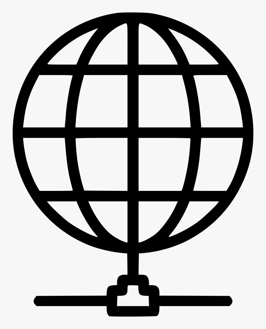 Global Network - Earth Icon With Line, HD Png Download, Free Download