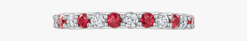 Front View Of The Prong-set Round Brilliant Ruby And - Poker, HD Png Download, Free Download