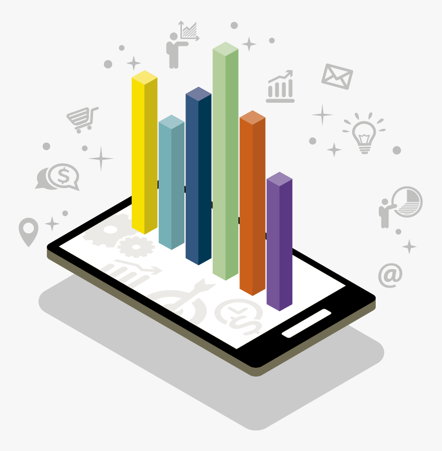 As Transformações Do Mercado Digital - Digital Marketing Graph, HD Png Download, Free Download