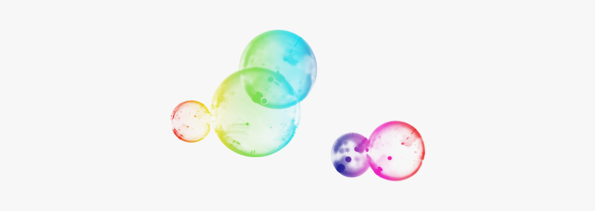 #bubbles #rainbow #rainbowbubbles #overlay #frame #freetoedit - Circle, HD Png Download, Free Download